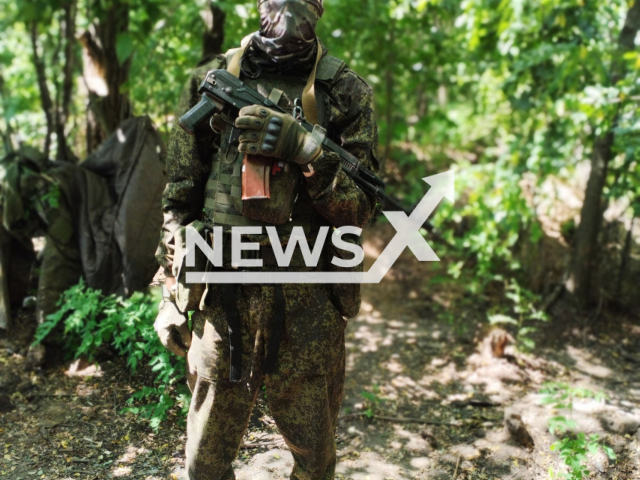 Picture shows murderer Vladislav Kanyus, 27, in military uniform, undated. He was pardoned because he fought in Ukraine. Note: Private picture. (Vladislav Kanyus/Newsflash)