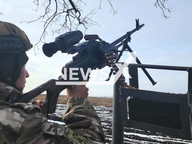 Russian air defense crews of the motorized rifle brigade destroy more than 100 air targets in their area in the Donetsk area, Ukraine. Note: Picture is a screenshot from the video. (Ministry of Defense of the Russian Federation/Clipzilla)