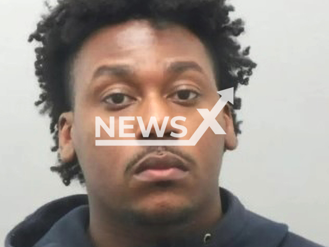 Picture shows Jaylen Johnson, 25, undated. He shot and killed his mother in Olivette, Missouri. Note: Police photo. (Olivette Police Department/Newsflash)