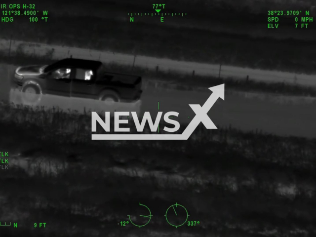 The H-30 searching for a missing elderly person who was considered to be at risk, in Solano County , California, USA, on Tuesday, March 12, 2024. Note: Picture is screenshot from a video (CHP - Golden Gate Division Air Operations/Clipzilla)