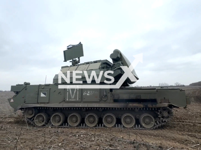 Crews of the Tor-M1 anti-aircraft missile systems target drones of the Armed Forces of Ukraine to protect the Vostok group of troops performing combat missions in the Donetsk area, Ukraine. Note: Picture is a screenshot from the video. (Ministry of Defense of the Russian Federation/Clipzilla)