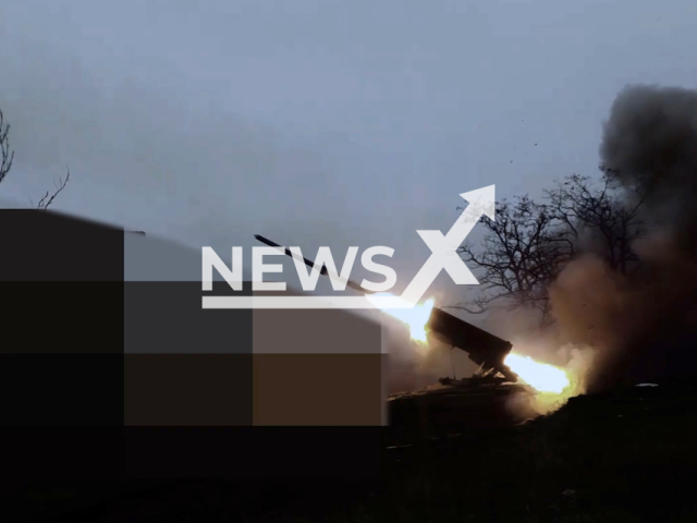 Russian troops use the TOS-1 Solntsepek heavy flamethrower systems to hit the positions of the Ukrainian Armed Forces, burning out their buried shelters, observation and strong points, ammunition caches and artillery positions with 220-mm thermobaric shells. Note: Picture is a screenshot from the video. (Ministry of Defense of the Russian Federation/Clipzilla)