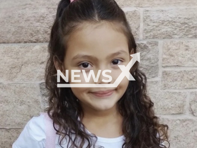 Photo shows Alana Emanuelly, undated. The child, 7, died after falling into the toilet in Sambaqui, Santa Catarina, Brazil on Saturday, March 16, 2024.Note: Private photo(Newsflash)