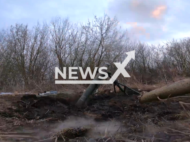 Russian mortar crews destroy artillery crews of the Ukrainian Armed Forces in the border areas of the Kursk region, Russia. Note: Picture is a screenshot from the video. (Ministry of Defense of the Russian Federation/Clipzilla)