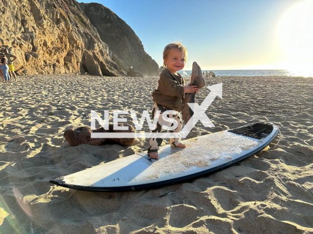 Picture shows Joaquim Ramos Pinto de Oliveira, son of Diego and Matilde, undated. They were run over and killed at a bus stop in San Francisco, USA. Note: Private photo. (@itsmatilde/Newsflash)