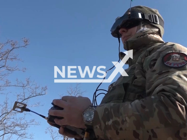 Russians paratroopers destroy an observation post and infantry of the Ukrainian Armed Forces, in the Zaporizhzhia area, Ukraine. Note: Picture is a screenshot from the video. (Ministry of Defense of the Russian Federation/Clipzilla)