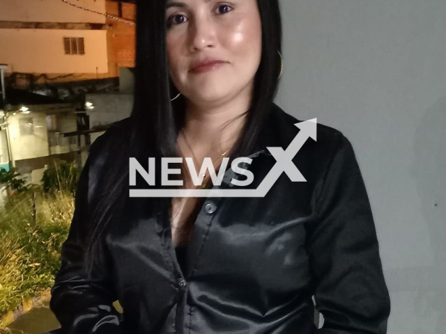 Leidy Lazaro Pava poses in undated photo. She died when an anti-personnel mine detonated while searching for a signal for her mobile phone. Note: Private photo. (Newsflash)