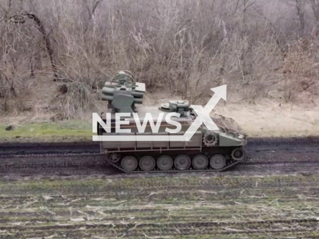 Ukrainian air defence destroys Russian kamikaze drones in Ukraine in undated footage. The footage released by the Office of Strategic Communications of the Armed Forces of Ukraine on Monday, Mar. 25, 2024.  Note: Picture is screenshot from a video. (@AFUStratCom/Newsflash)