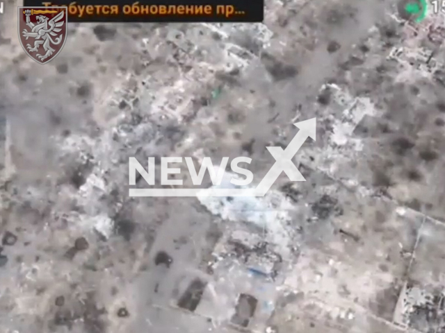 Ukrainian forces hit Russian war machines and soldiers while repelling the Russian assault on the village of Ivanivske in Ukraine in undated footage. The footage released by the Separate Presidential Brigade named Hetman Bohdan Khmelnytsky of the Armed Forces of Ukraine on Tuesday, Mar. 26, 2024. Note: Picture is screenshot from a video. (@opbr_zsu/Newsflash)