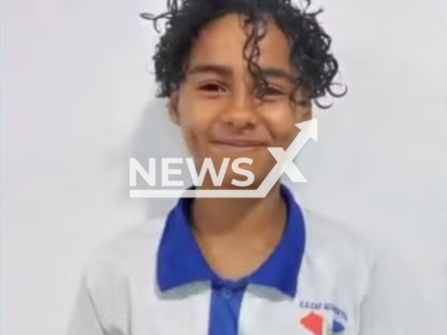 Photo shows Briam Paulo Soares dos Santos, undated. The boy, 12, died electrocuted in Maceio, Brazil, on Monday, March 25, 2024.
Note: Private photo(Newsflash).