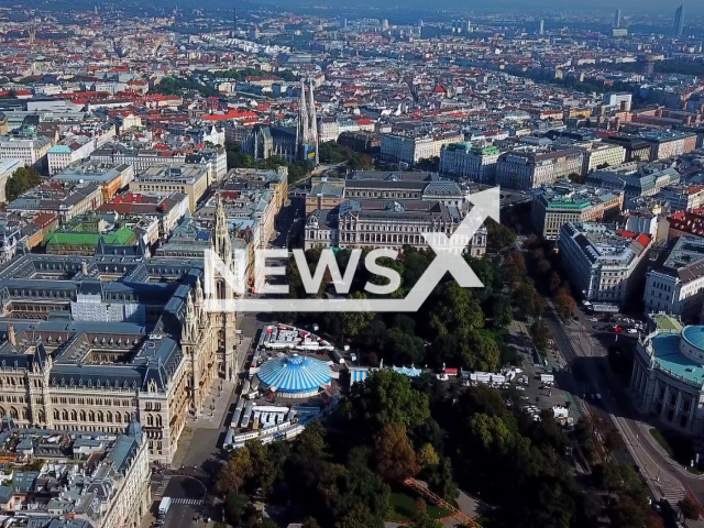 Image shows the city of Vienna, Austria, undated photo. Vienna's Supreme Court dealt with a case involving a woman who divorced the same man 12 times to be entitled to a widow's pension. Note: Photo is a screenshot from a video. (Newsflash)