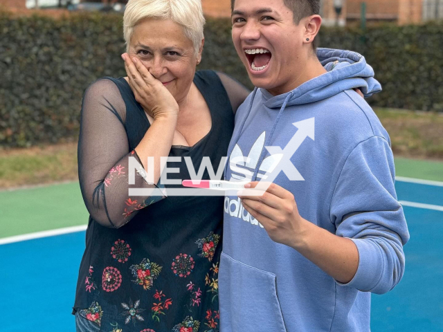 Picture shows Alina Lozano and Jim Velasquez, undated. They announced that they will be parents. Note: Photo is private taken from social media. (@lozanoalina/Newsflash)