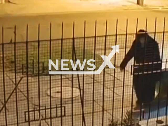 A nun carries a suitcase in Nunoa, Chile, on Monday, April 8, 2024. It is alleged that the suitcase contained the remains of another nun. Note: Picture is a screenshot taken from a video. (Newsflash)