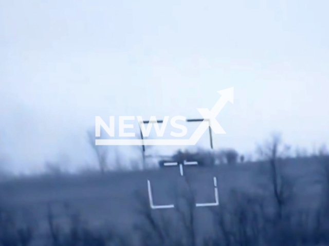 Russian tank fires before being hit by 30th Independent Mechanized Brigade "Konstanty Ostrogski" in Ukraine. Note: This picture is a screenshot from the video (@30brigade/Newsflash).