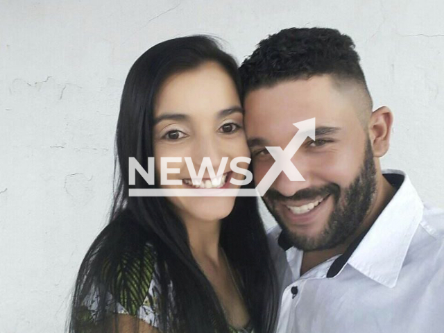 Photo shows Marcos Vinicius Paulino with his wife, Tatiele de Cassia dos Reis Goncalves, undated. Paulino allegedly killed his wife in Caconde, Brazil. Note: Photo is private used in local media (Newsflash)