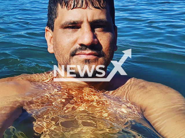 Francismar Fernandes da Silva, 36, poses in undated photo. He was arrested after placing a hidden camera in the bathroom of a house in Anapolis, Brazil. Note: Private photo taken from social media. (Newsflash)