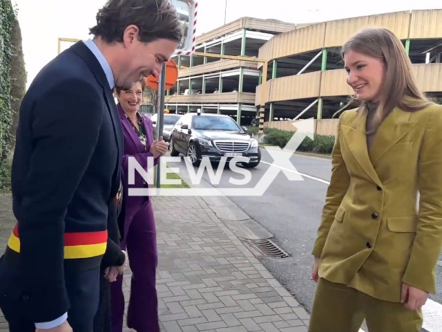 Image shows Princess Elisabeth, Duchess of Brabant, 22, undated photo. She will attend Harvard University, USA, later this year. Note: Photo is a screenshot from a video. (Newsflash)