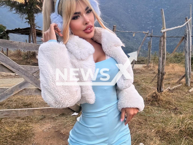 Tatiana Murillo poses in undated photo. She is known as the Colombian Barbie. Note: Private photo taken from social media. (@labarbiecolombianaoficial/Newsflash)