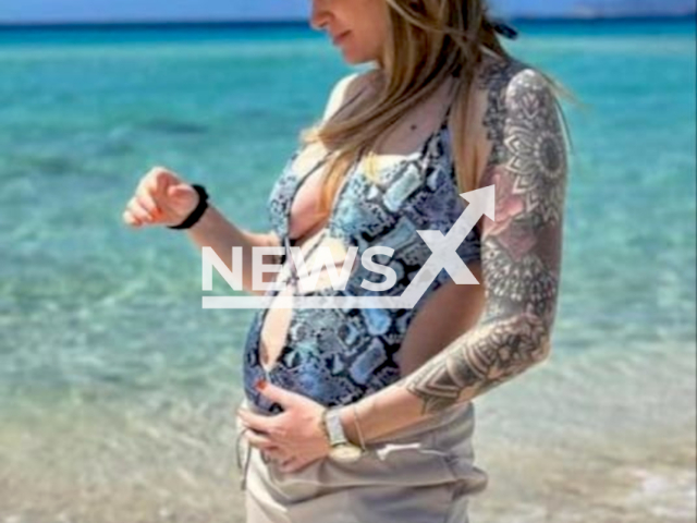 Picture shows pregnant Giulia Tramontano, 29, undated. Her boyfriend Alessandro Impagnetiello, 30, stabbed her to death and reported the disappearance of 7 months pregnant Giulia in Senago, Italy on Sunday, May 28, 2023. Note: Private photo. (Newsflash)