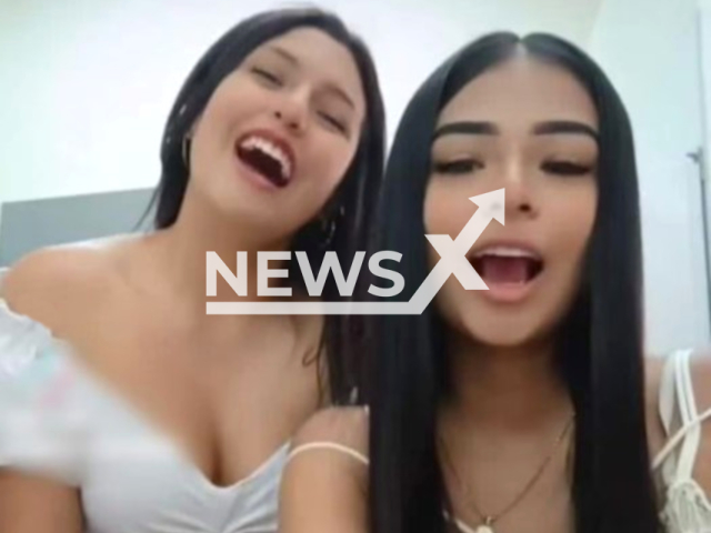 Photo shows Maria Paula Dulce Alarcon and Lina Marcela Rodriguez Ordonez, undated. The two students were murdered in Jamundi, Valle del Cauca, Colombia. 
Note: Private photo taken from local media(Newsflash).