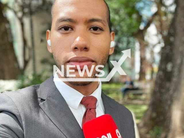 Photo shows Izaias Godinho, undated. The Brazilian reporter fell from the third floor of a building on Thursday, May 23, 2024 after allegedly meeting with a man.
Note: Private photo taken from local media(Izaias Godinho/Newsflash).