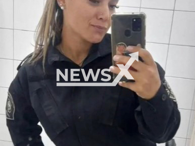 Giuliana Selene Bocamazi poses in undated photo. She is accused of being part of a gang that beat and robbed an 83-year-old retiree in Berazategui, Argentina. Note: Private photo taken from local media. (Newsflash)