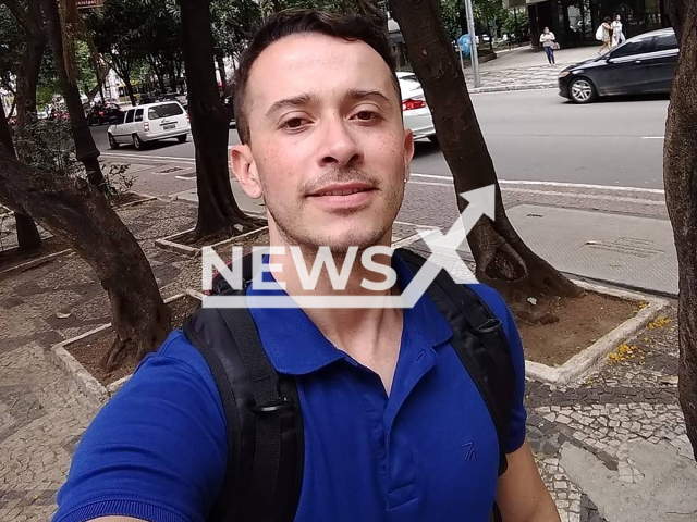 Diego Ramos de Carvalho, 35, poses in undated photo. He is the astrologer indicted by the police for extortion in Federal District, Brazil. Note: Private photo taken from social media. (@diegoramosastrologia/Newsflash)