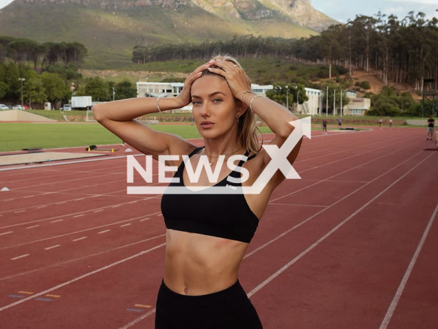 Alica Schmidt, 25, from Berlin, Germany, poses in undated photo. She revealed that the Olympics are unlike any other competition in the world. Note: Private photo from social media. (@alicasmd/Newsflash)