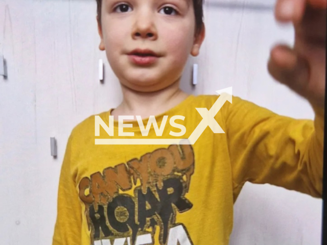 Arian, aged 6, from Bremervoerde, Lower Saxony State, Germany, poses in undated photo. He was found dead after being missing for two months, by a farmer in a meadow on Monday, June 24, 2024. Note: Licensed content. (Rotenburg Police Station/Newsflash)