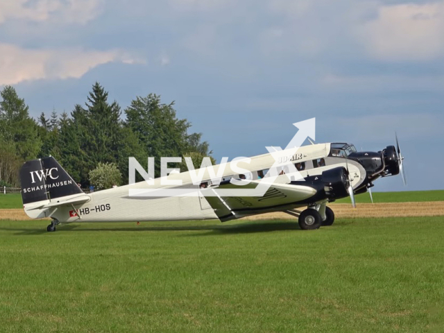 The Junkers Ju 52/3m (nicknamed Tante Ju and Iron Annie) which a transport aircraft that was designed and manufactured by German aviation company Junkers. Note: This photo is a screenshot from a video. (Newsflash)