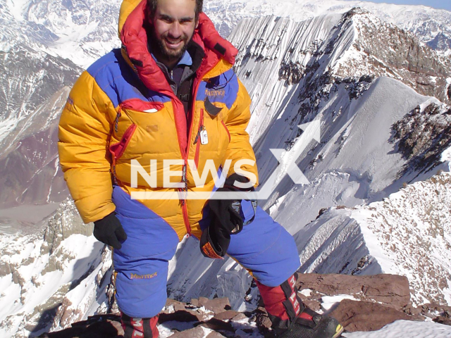 Rodrigo Chaddad Raineri, 55, poses in undated photo. He died in Northern Pakistan, July 5, 2024. Note: Private photo from social media. (Newsflash)