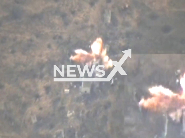 The crew of the Msta-S self-propelled howitzer of the Center group of forces destroyed the command post of the Ukrainian Armed Forces in Avdeevka, Ukraine 11th July 2024.
Note: Picture is screenshot from a video. (Russian Ministry of Defence (MoD)/Clipzilla)