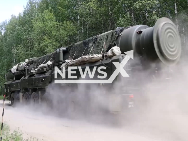 Russian MoD deploys 'Yars' in missile crews battle for top spot in Tagil showdown in the Sverdlovsk Oblast in Russia, 11th July 2024.
Note: Picture is screenshot from a video. (Russian Ministry of Defence (MoD)/Clipzilla)