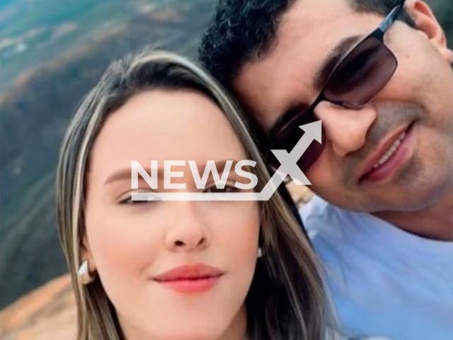 Maria Vitoria dos Santos, 15, and Gilson Cruz de Oliveira, 56, pose in undated photo. He is suspected of murdering the teenager in Monteiro, Paraiba  State, Brazil. Note: Private photo from local media. (Newsflash)