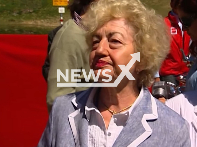 Boris Becker's mother Elvira Pisch, aged 86, who fears she will never see her son again after he was sentenced to two and a half years in prison on charges of hiding assets, related to his 2017 bankruptcy in April 2022. Note: This photo is a screenshot from a video. (Newsflash)