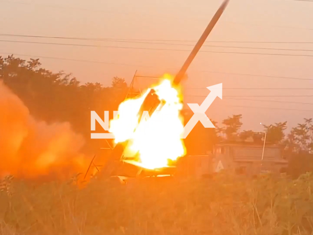 Russian marine troops striking Ukrainian strongholds with a BM-27 Uragan multiple rocket launcher in Kakhovka, Kherson Oblast, Ukraine, July 16, 2024.
Note: Picture is screenshot from a video. (Russian Ministry of Defence (MoD)/Clipzilla)