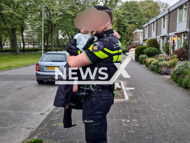 Boy, 4, takes his mum’s car for a joyride in pyjamas and bare feet and impressed cops call him the ‘new Max Verstappen’ on the 30th April 2022 in Utrecht, Netherlands. Note: Police photo. (Politie Basisteam Utrecht Nrd/Newsflash)