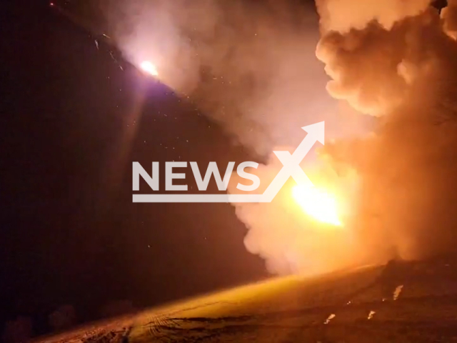 Russian Uragan MLRS fire rockets at Ukrainian military positions in Ukraine, July 24, 2024.
Note: Picture is screenshot from a video. (Russian Ministry of Defence (MoD)/Clipzilla)