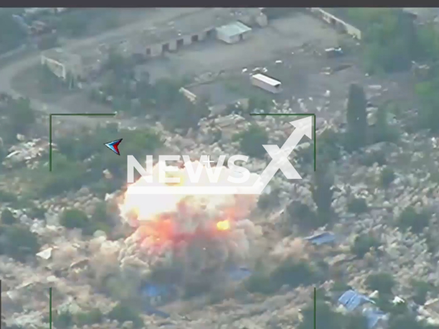 Russian Iskander-M destroys Ukrainian command post In Lyman Region, Ukraine, July 24, 2024.
Note: Picture is screenshot from a video. (Russian Ministry of Defence (MoD)/Clipzilla)