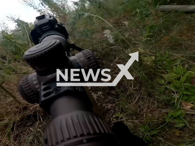 Russian snipers take out Ukrainian soldiers while attempting to rotate In Donetsk region in Ukraine, July 25, 2024.
Note: Picture is screenshot from a video. (@mod_russia/Newsflash)