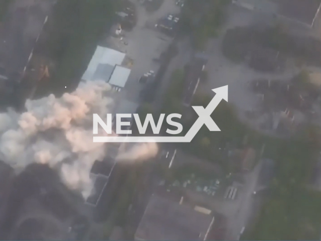 Russian Iskander operational-tactical missile system hits Ukrainian stronghold in Kharkiv, Ukraine, July 25, 2024.
Note: Picture is screenshot from a video. (@mod_russia/Newsflash)