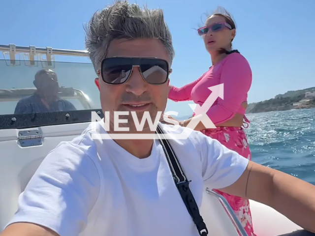 Image shows Kursat Yildirim, 43, called Chico, in undated photo. He was stuck mid-sea in  Naples, Italy, after his yacht's engine failed. Note: Private photo from social media. (@chico_lottomillionaer/Newsflash)