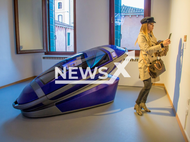 Image shows the Sarco suicide pod, undated photo. The Canton of Schaffhausen, in Switzerland, has banned its usage. Note: Licensed content. (Sarco/Newsflash)