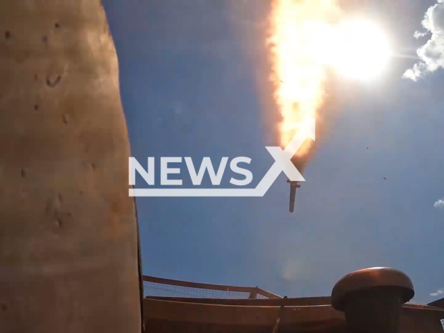 Image shows Russian units destroying a temporary deployment point used by Ukrainian militants, undated photo. The attack happened near the settlement of Velyka Novosilka, Donetsk Oblast, Ukraine, July 29, 2024. Note: Photo is a screenshot from a video. (Russian Ministry of Defence (MoD)/Clipzilla)