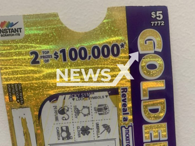 Woman from Carrum Downs, Australia, won $100,000 from a scratch-off lottery ticket she originally threw away.
Note: Media release photo(Lott Media Centre/Newsflash).