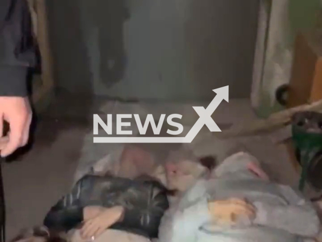 Two civilian women had died after the Russian shelling the Azovstal plant in Mariupol in May 2022. Note: Picture is a screenshot from a video (@Polk_Azov/Newsflash)