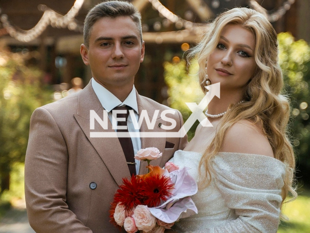 Photo shows Valery M., 24, with his bride from Kamennogorsk, Leningrad Oblast, Russia, undated. Valery was electrocuted while taking a shower and died. Note: Picture is private used in local media. (Newsflash)