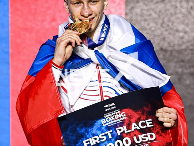 Photo shows Russian and European boxing champion Dmitry Dvali, 23, undated. He was beaten when tried to protect a guy and could lose an eye. Note: Picture is private used in local media. (Dmitry Dvali/Newsflash)