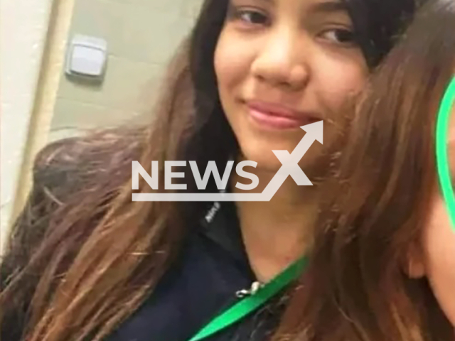 Karen Cristina Godim, 13, poses in undated photo. She was killed in Ibiuna, Sao Paulo, Brazil. Note: Private photo from local media. (Newsflash)