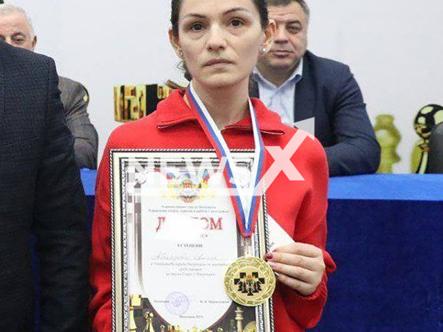 Photo shows chess champion Amina Abakarova, 40, from Dagestan, Russia, undated. She tried to poison her opponent Umayganat Osmanova. Note: Picture is private used in local media. (Newsflash)